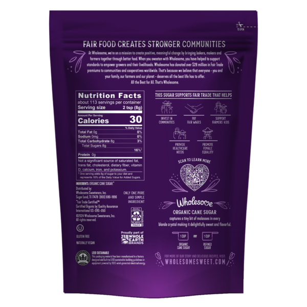 Wholesome Organic Cane Sugar