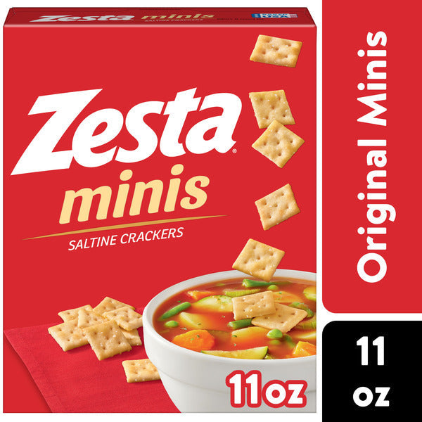 Zesta Kellogg's Zesta Minis Original Saltine Crackers, Soup Crackers, 11 oz