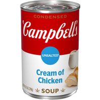 Campbell's Unsalted Cream of Chicken Soup️