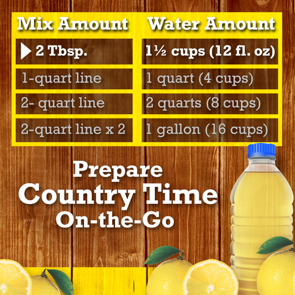 Country Time Lemonade Naturally Flavored Powdered Drink Mix
