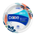 DIXIE COMPOSTABLE 10 INCH PAPER PLATES, 26 COUNT