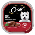 Cesar Loaf in Sauce Adult Wet Dog Food Beef Recipe, 3.5 oz. Tray