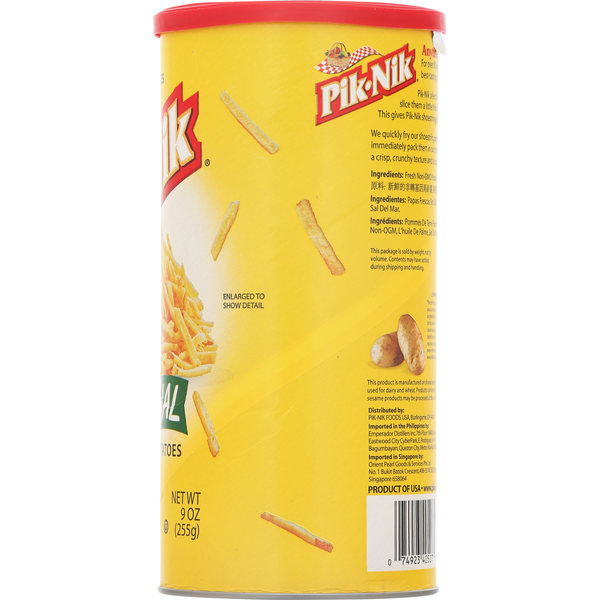 Pik-Nik Potatoes, Shoestring, Original
