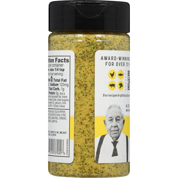 Kinder's Seasoning, Lemon Pepper