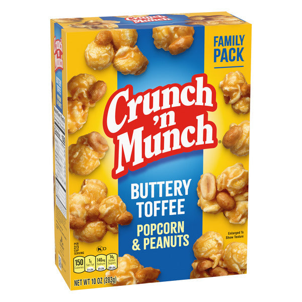 Crunch ‘n Munch Buttery Toffee Popcorn with Peanuts