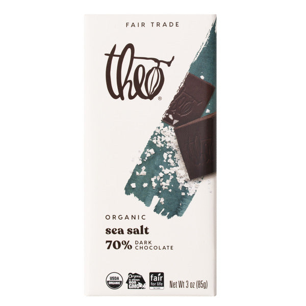 Theo Chocolate Sea Salt 70% Dark Chocolate
