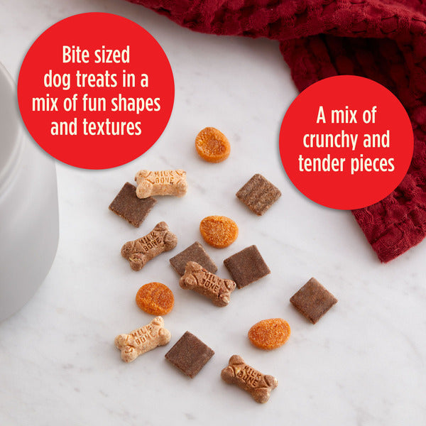 Milk-Bone Trail Mix With Real Beef & Sweet Potato, Crunchy & Chewy Dog Treats