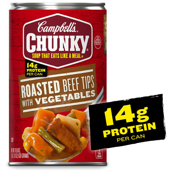 Campbell's Roast Beef Tips With Vegetables Soup