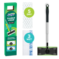Swiffer Sweep and Mop Deluxe, 2-in-1 Floor Mopping and Sweeping Kit, 1 Device