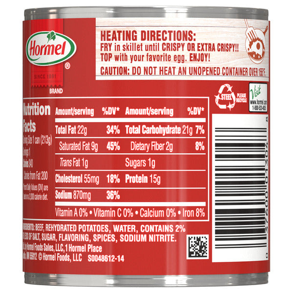 Hormel MARY KITCHEN Corned Beef Hash, 7.5 OZ