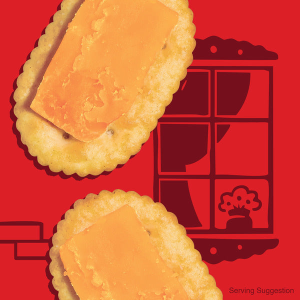 Town House Original Oven Baked Crackers, Salty Snacks, Family Size, 20.7 oz