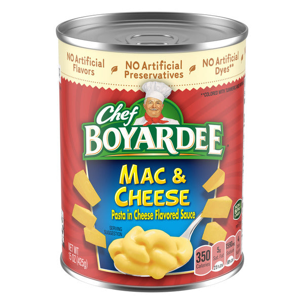 Chef Boyardee Mac and Cheese, Ready-to-Eat Meal, 15 oz.