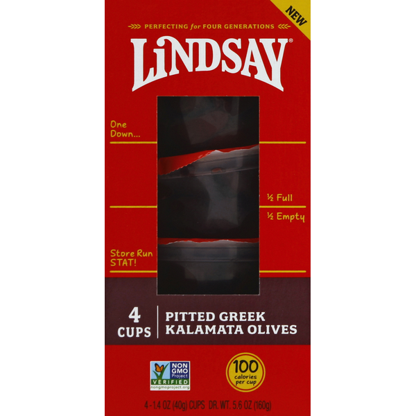 Lindsay Olives, Greek Kalamata, Pitted