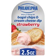 Philadelphia Multigrain Bagel Chips & Strawberry C...
️