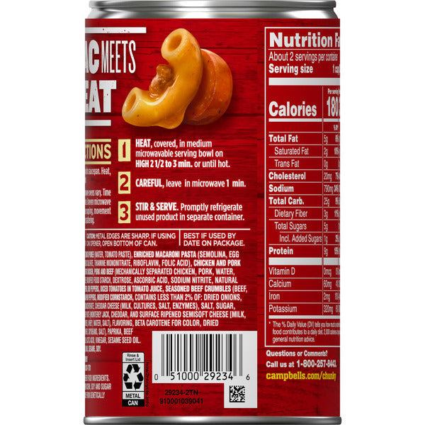 Campbell's Chili Dog Mac Soup