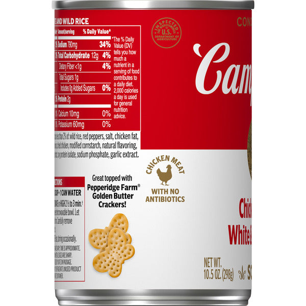 Campbell's Chicken and Rice Soup With White and Wild Rice