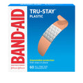 BAND-AID Tru-Stay Plastic Adhesive Bandages, All One Size, 60 ct