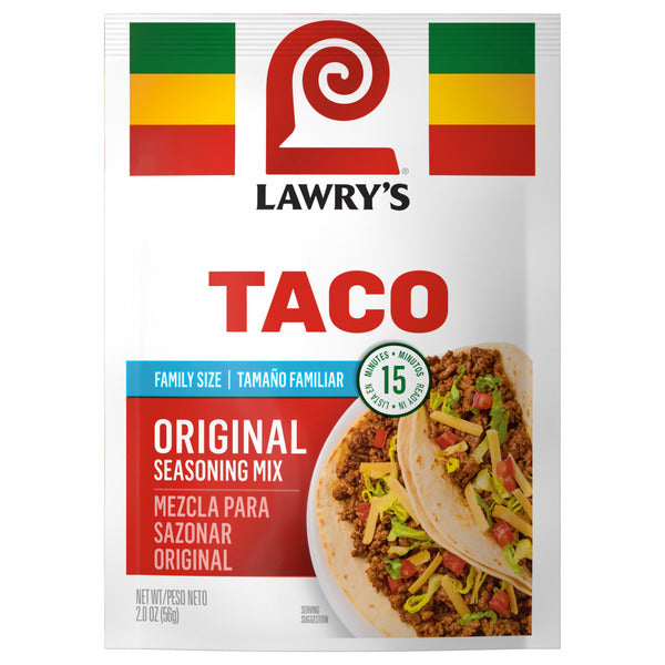 LAWRY'S Family Size Original Taco Seasoning Mix