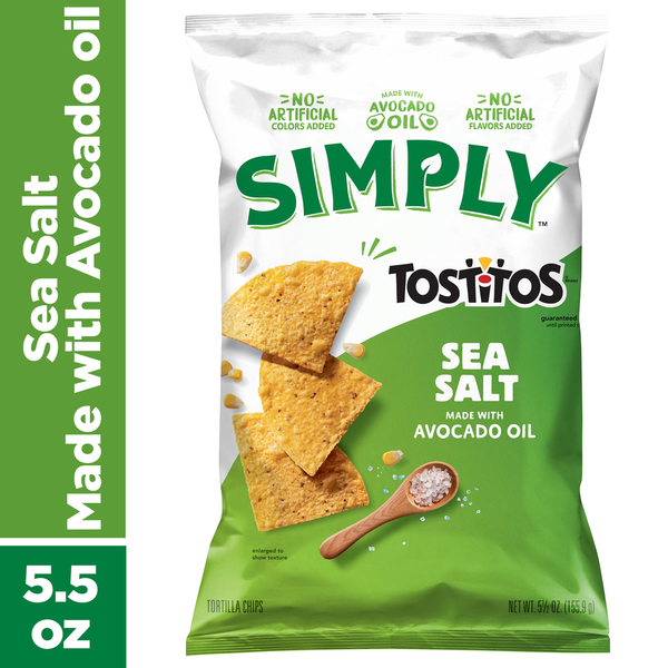 Tostitos Avocado Oil Sea Salt Tortilla Chips