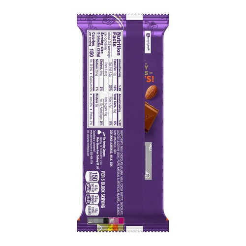 CADBURY DAIRY MILK Roast Almond Milk Chocolate Candy Bar, 3.5 oz