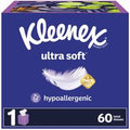 Kleenex Ultra Soft Facial Tissues Cube Box 3 Ply️