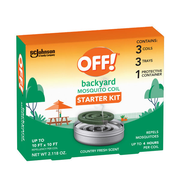Off!® Backyard Mosquito Repellent Coil Starter Pack, Bug Repellent Devices