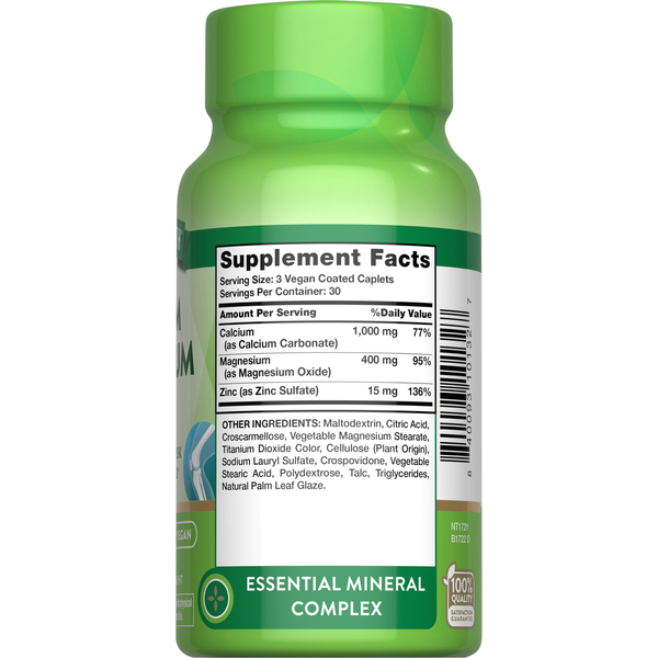 Nature's Truth Calcium, Magnesium, Zinc Caplets