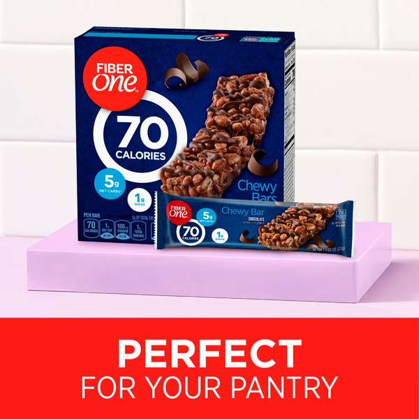 Fiber One 80 Calorie Chocolate Peanut Butter Chewy Snack Bars