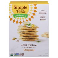Simple Mills Organic Seed Flour Crackers, Origina...
️