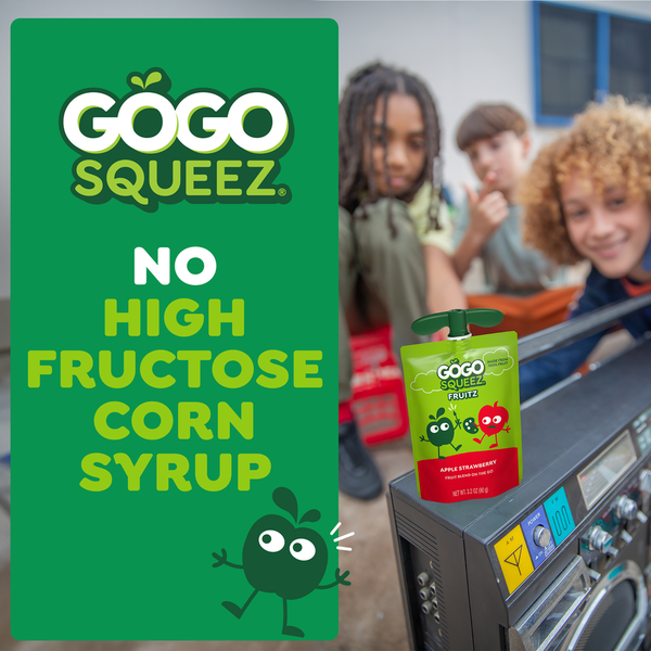 GoGo Squeez Apple Strawberry Applesauce and Fruit Puree