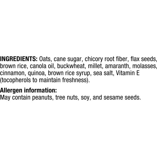 KIND Healthy Grains Clusters Cinnamon Oat Granola with Flax Seeds
