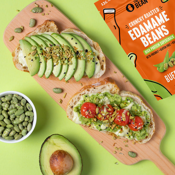 The Only Bean Crunchy Roasted Edamame Snacks (Buffalo), Healthy Gluten Free