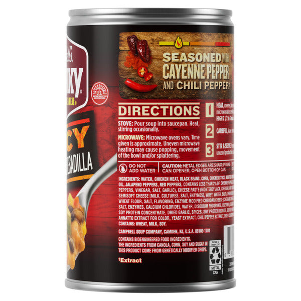 Campbell's Spicy Chicken Quesadilla Soup