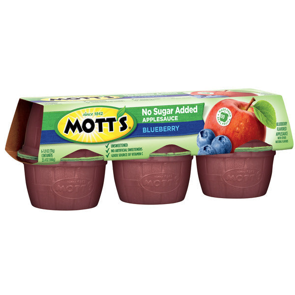 Mott's No Sugar Added Blueberry Applesauce