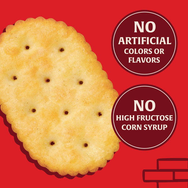 Town House Original Oven Baked Crackers, Salty Snacks, Family Size, 20.7 oz