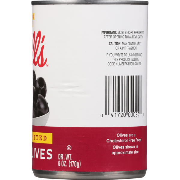 Bell's Olives, Ripe, Pitted, Large