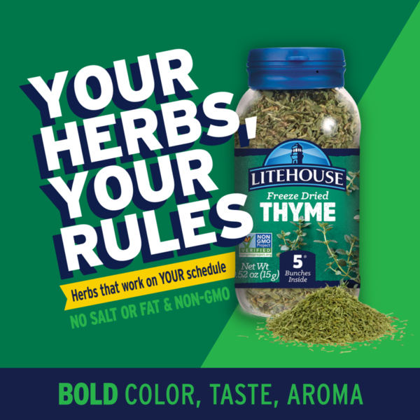 Litehouse Herb, Freeze -Dried Thyme
