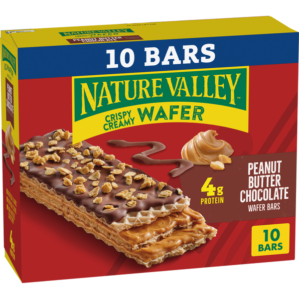 Nature Valley Peanut Butter Chocolate Crispy Creamy Wafer Bars