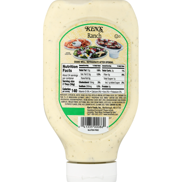 Ken's Steak House Ranch Dressing, Topping & Spread