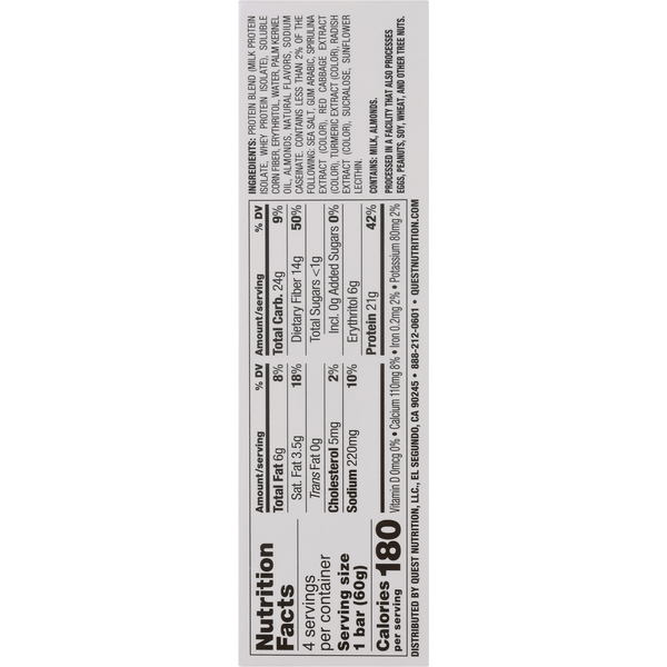 Quest Protein Bar, Birthday Cake Flavor