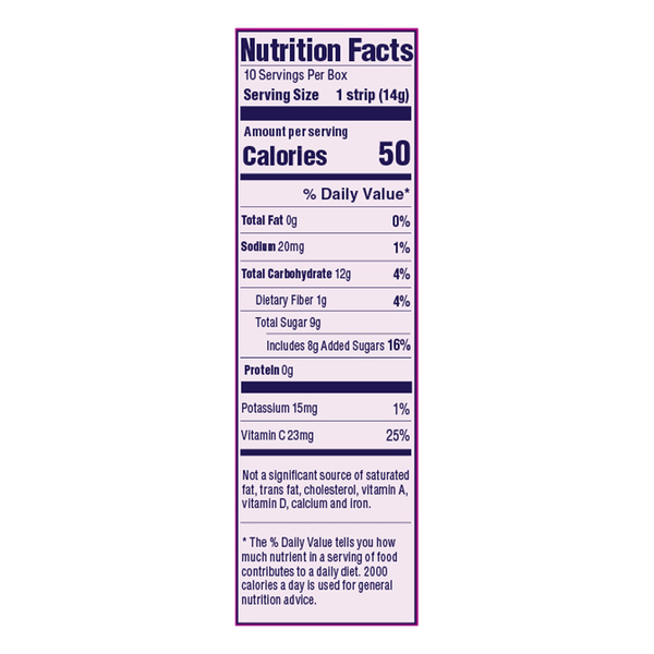 Welch's Berry Medley Fruit Strips