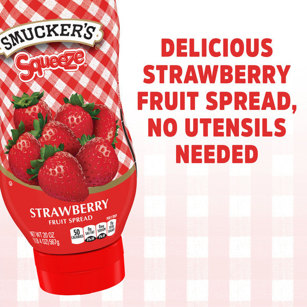 Smucker's Squeeze Strawberry Fruit Spread, 20 Ounces