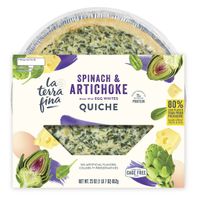 La Terra Fina Spinach & Artichoke Quiche️