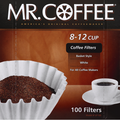 Mr. Coffee Coffee Filters, White, 8-12 Cup