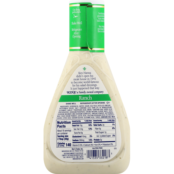 Ken's Steak House Ranch Dressing