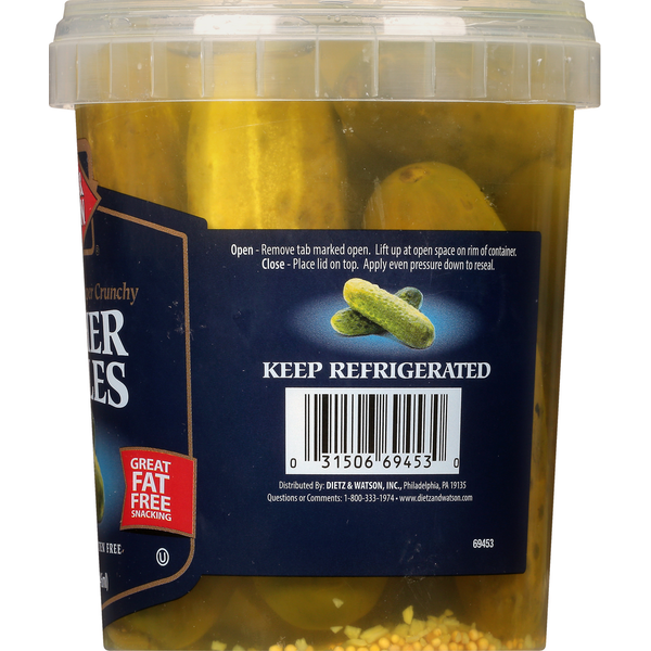 Dietz & Watson Pickles, Kosher