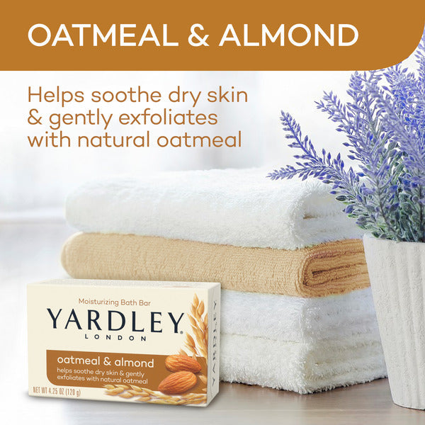 Yardley London Oatmeal & Almond Moisturizing Bath Bar