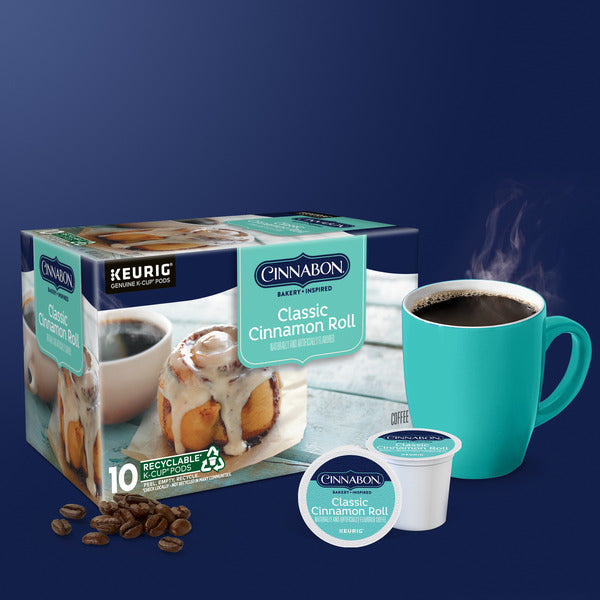 Cinnabon Classic Cinnamon Roll Coffee K-Cup Pods