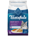 Blue Buffalo Tastefuls Natural Dry Food for Adult Cats 7+, Chicken & Brown Rice