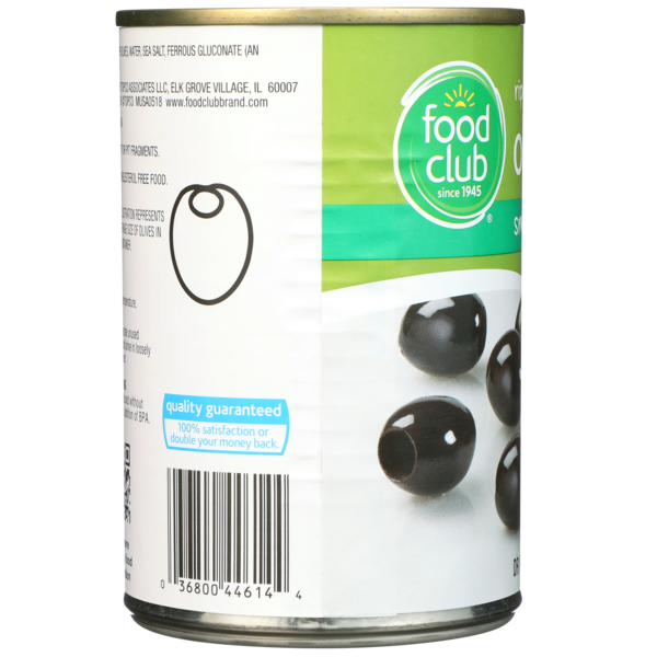 Food Club Small Ripe Pitted Olives